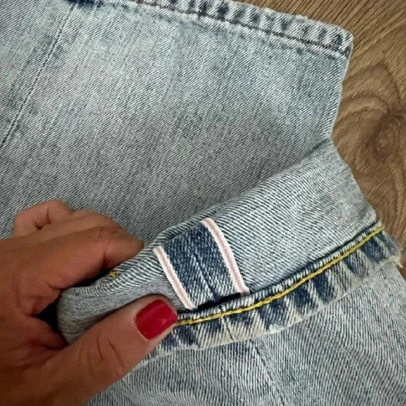 RARE!! White label Selvedge red tab Vintage Style 1950's Levi's! - Picture 6 of 11